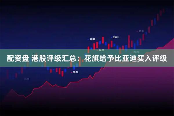 配资盘 港股评级汇总：花旗给予比亚迪买入评级