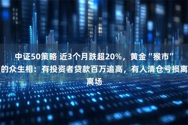 中证50策略 近3个月跌超20%，黄金“猴市”下的众生相：有投资者贷款百万追高，有人清仓亏损离场