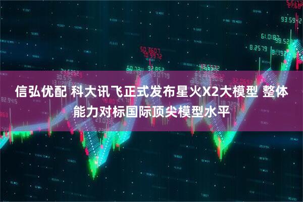 信弘优配 科大讯飞正式发布星火X2大模型 整体能力对标国际顶尖模型水平